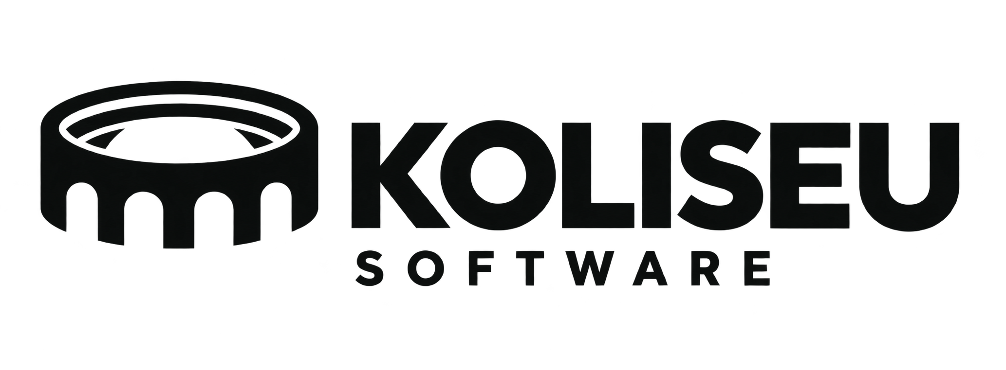 Logotipo escuro Koliseu Software